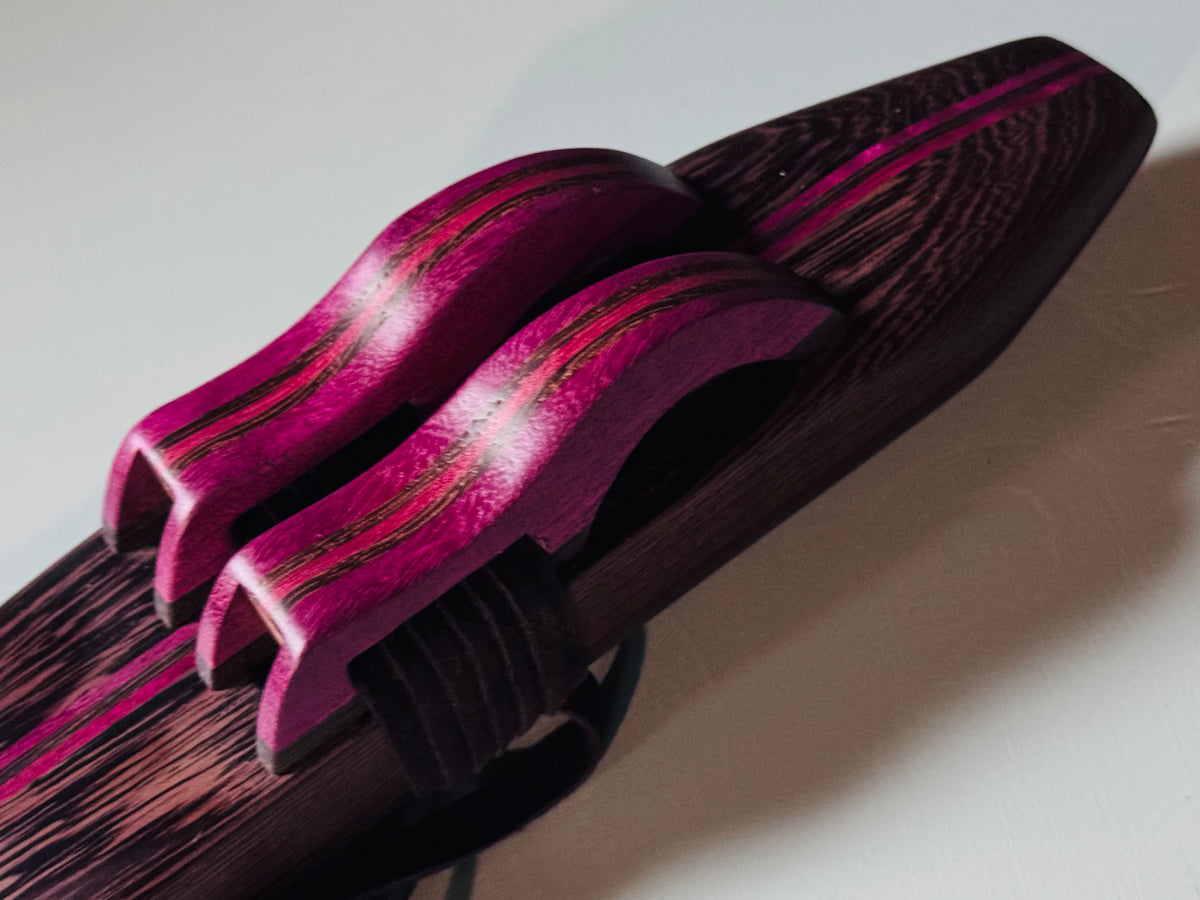 Native American style double flute wenge A 440Hz