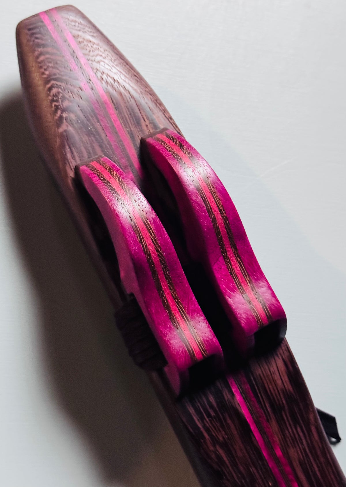 Native American style double flute wenge A 440Hz