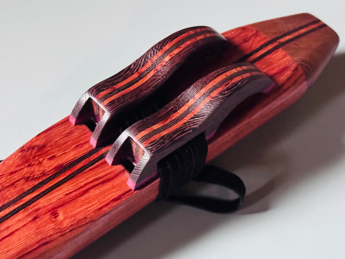 Native American style double flute Jatoba A 440Hz