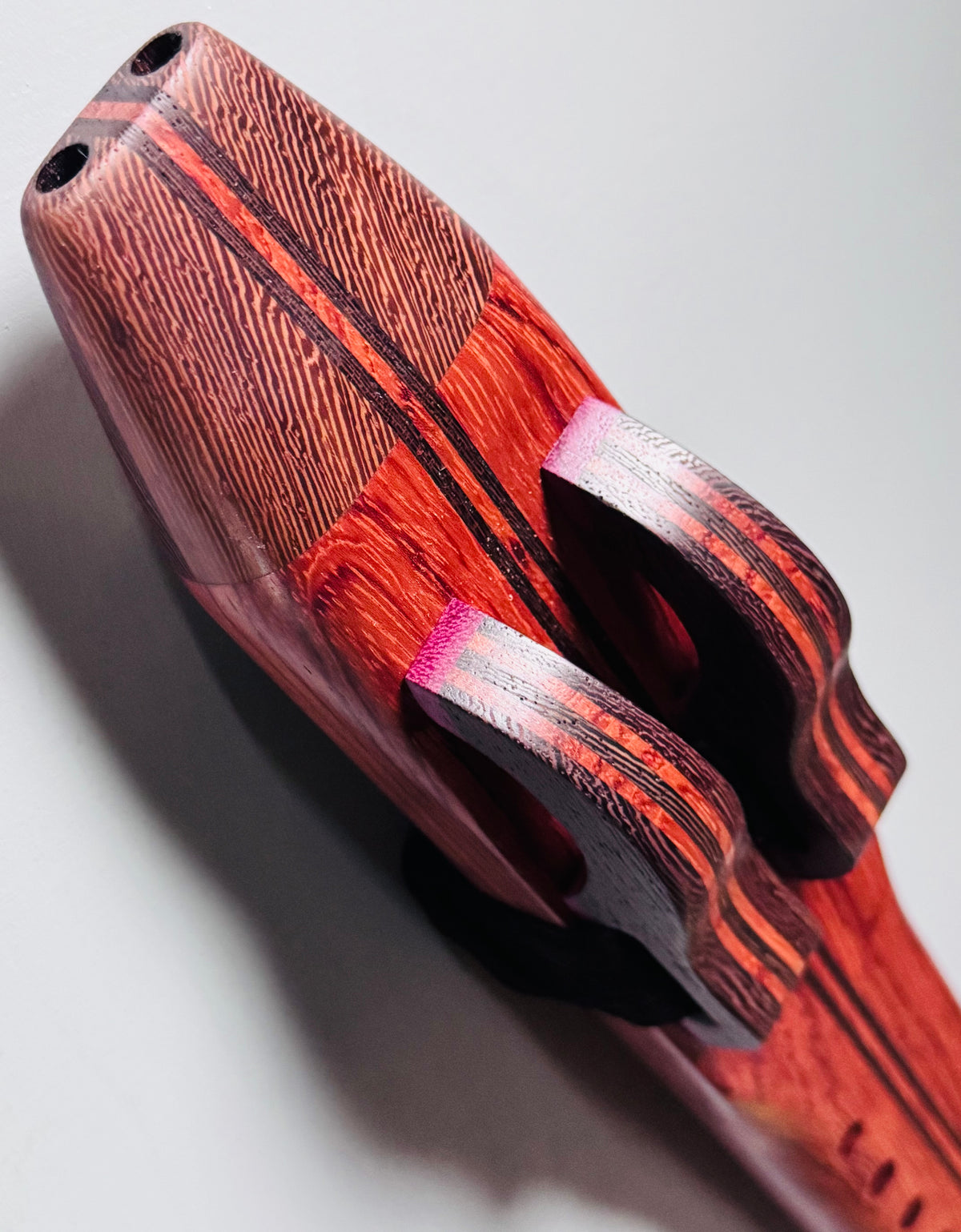 Native American style double flute Jatoba A 440Hz