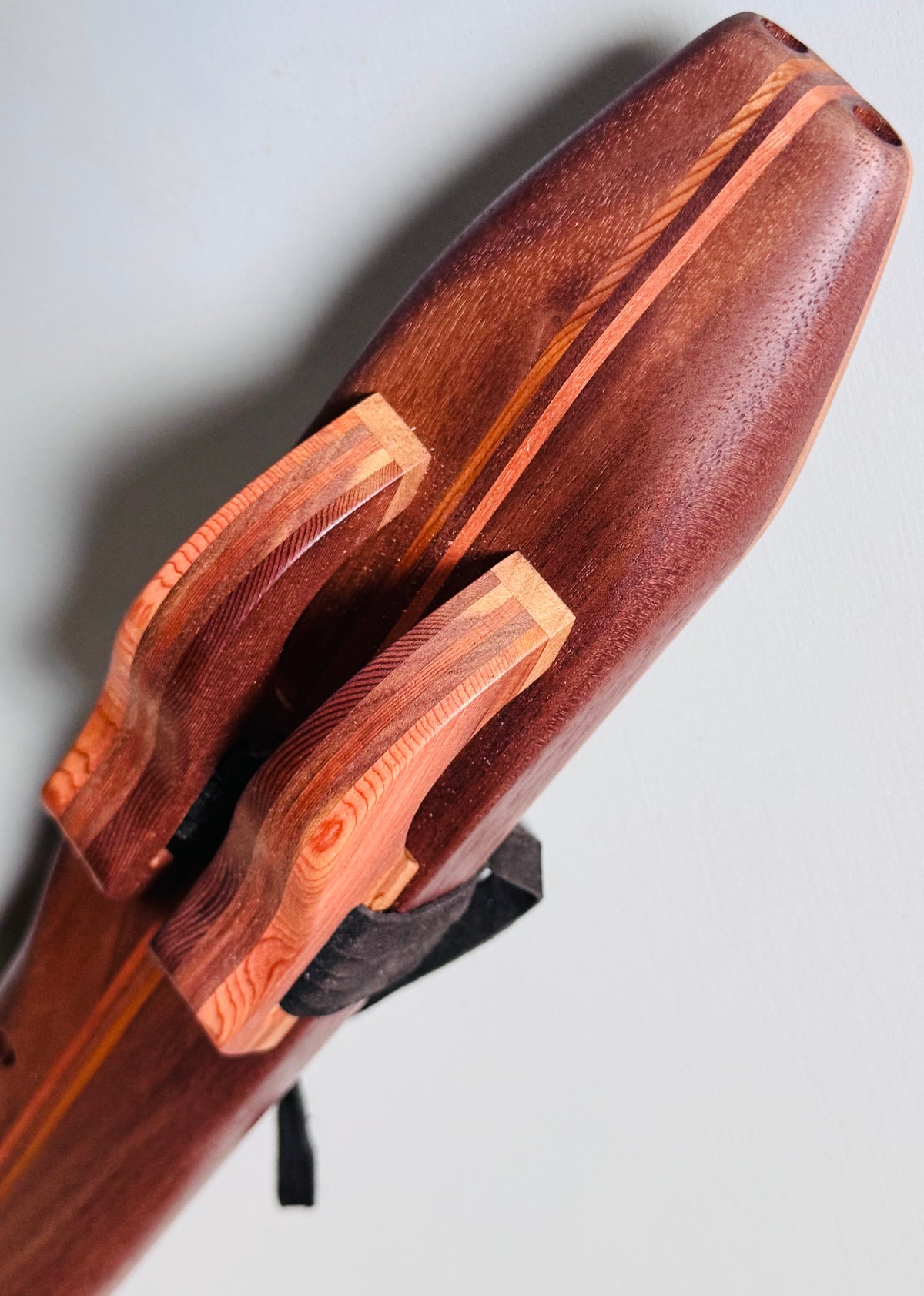 Native American style double flute Walnut A 440Hz