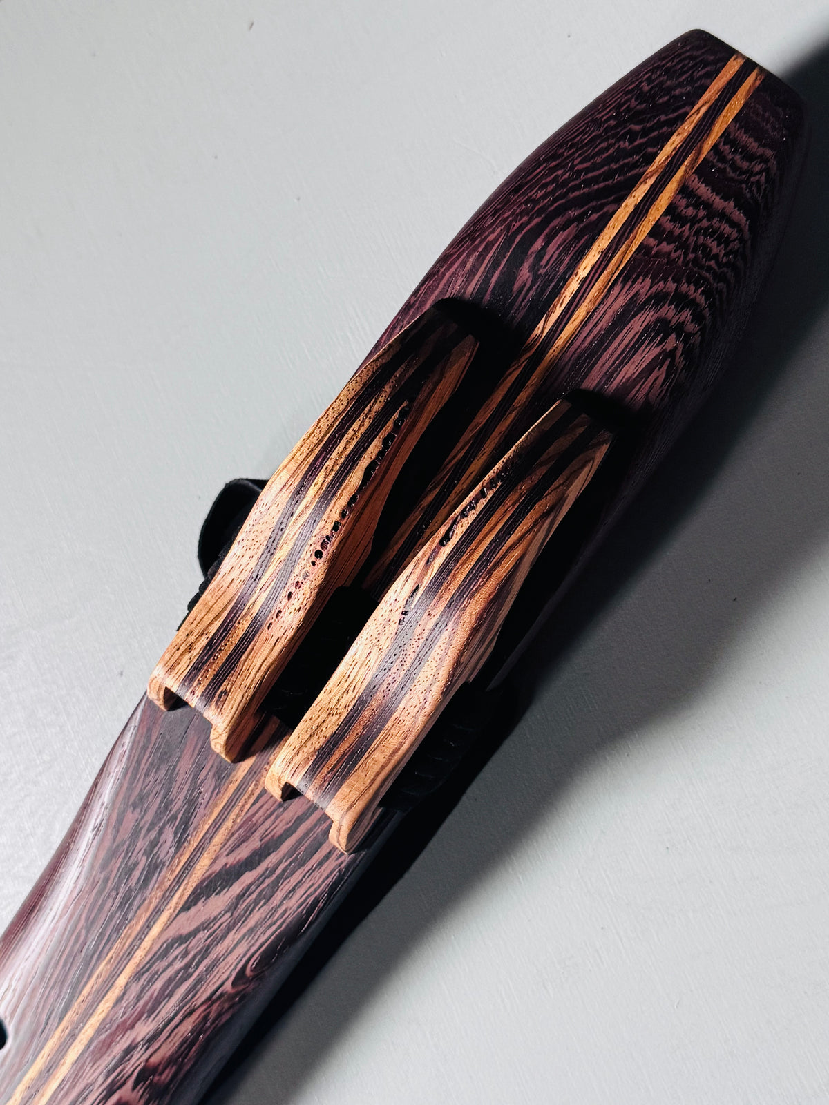 Native American style double flute Wenge A 432Hz