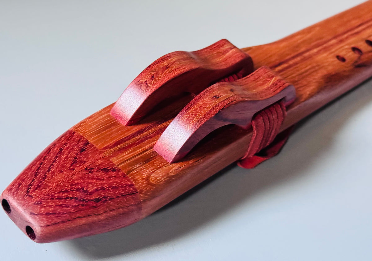 Native American style double flute Jatoba A 432Hz