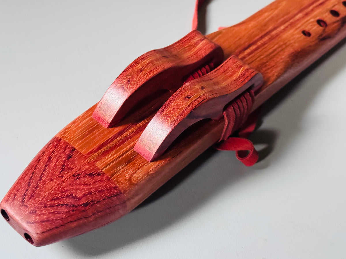 Native American style double flute Jatoba A 432Hz