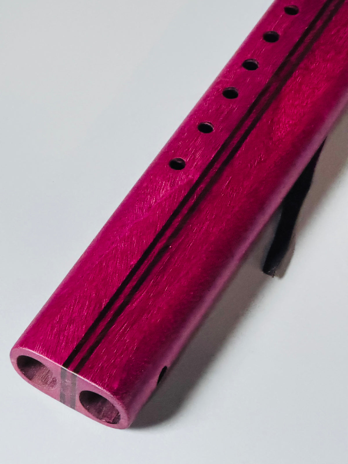 Native American style double flute Purple heart A 432Hz
