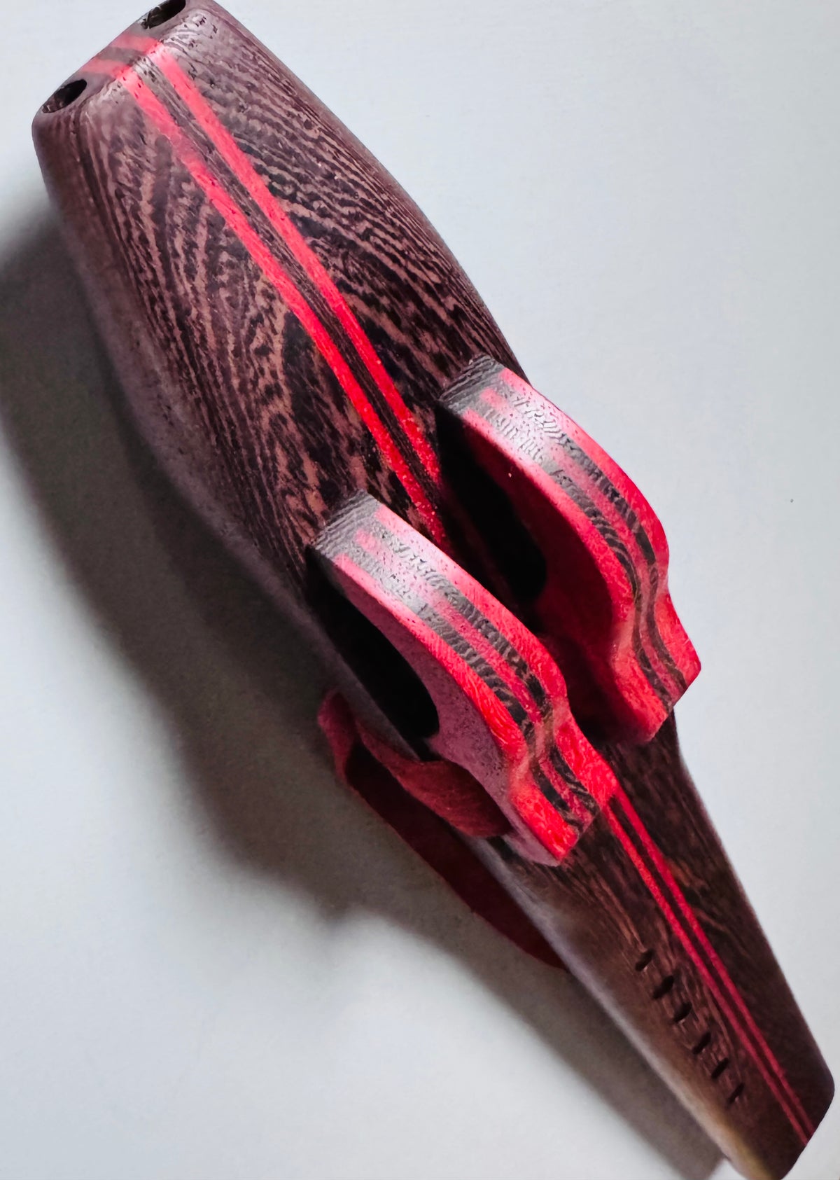 Native American style double flute Wenge G 440Hz