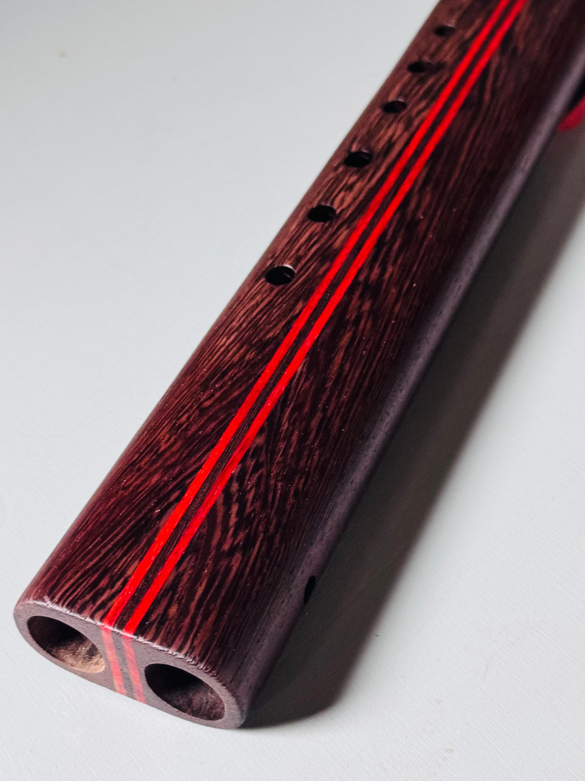 Native American style double flute Wenge G 440Hz