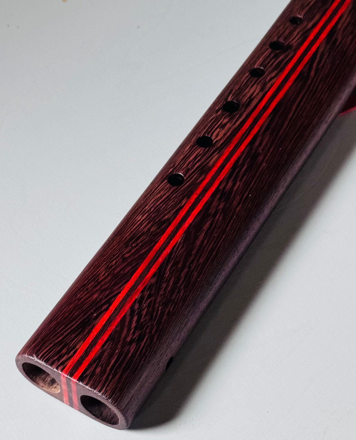 Native American style double flute Wenge G 440Hz