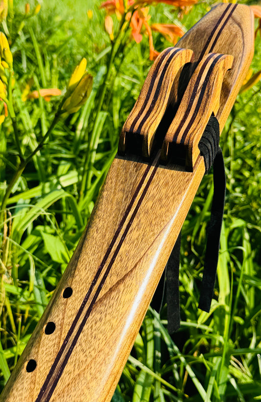 Native Americans double flute Amazakoue F# 440Hz