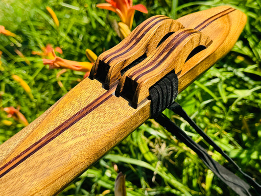 Native Americans double flute Amazakoue F# 432Hz