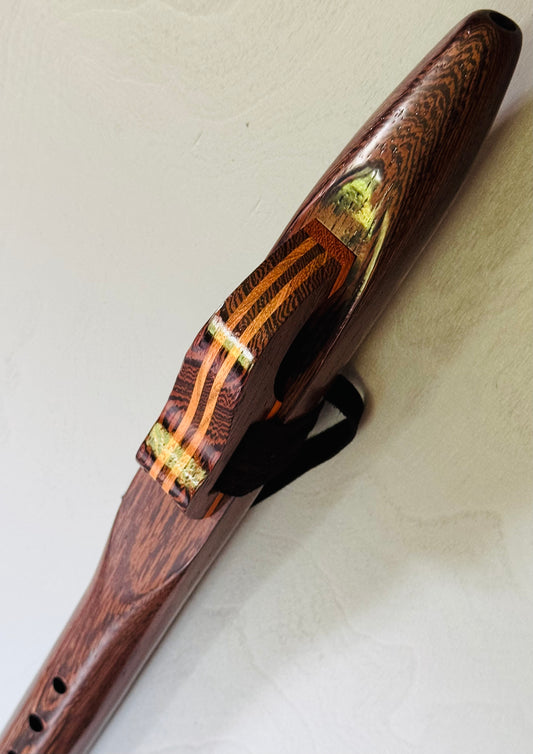 Native Americans bass flute Wenge E 440Hz