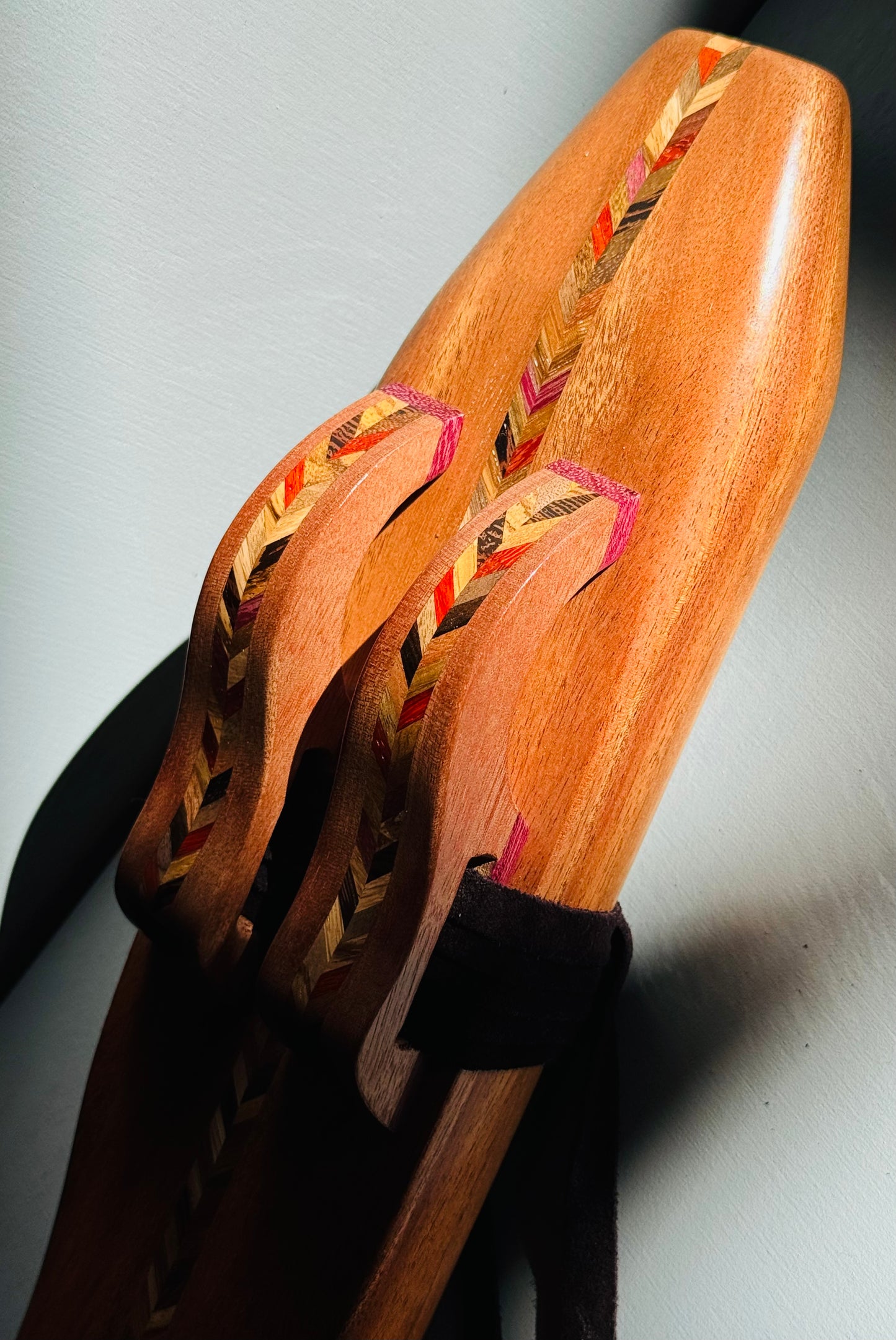 Native Americans Double bass flute Sapelli D 432Hz