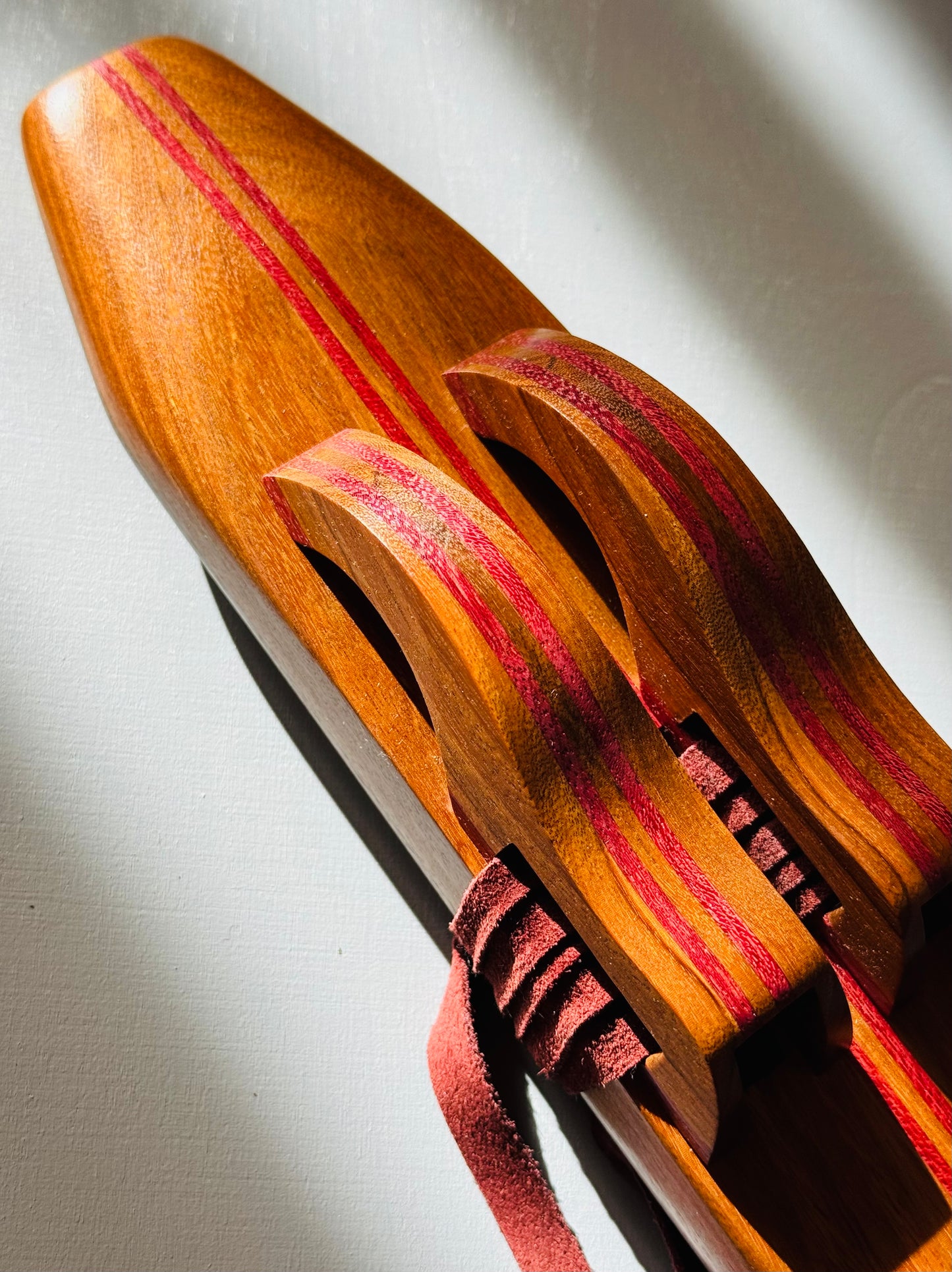 Native Americans double flute Ironwood F# 440Hz