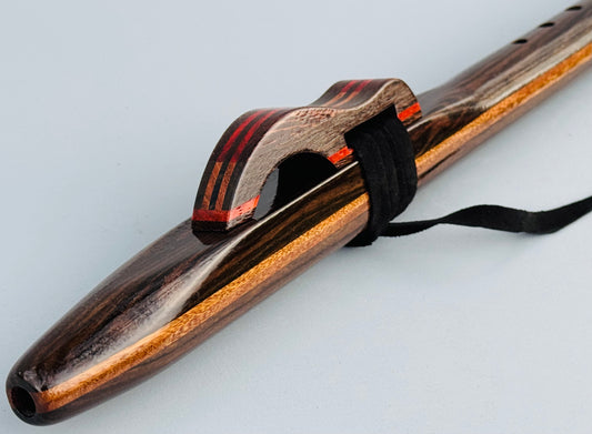 Native American style flute Ebony G 440Hz