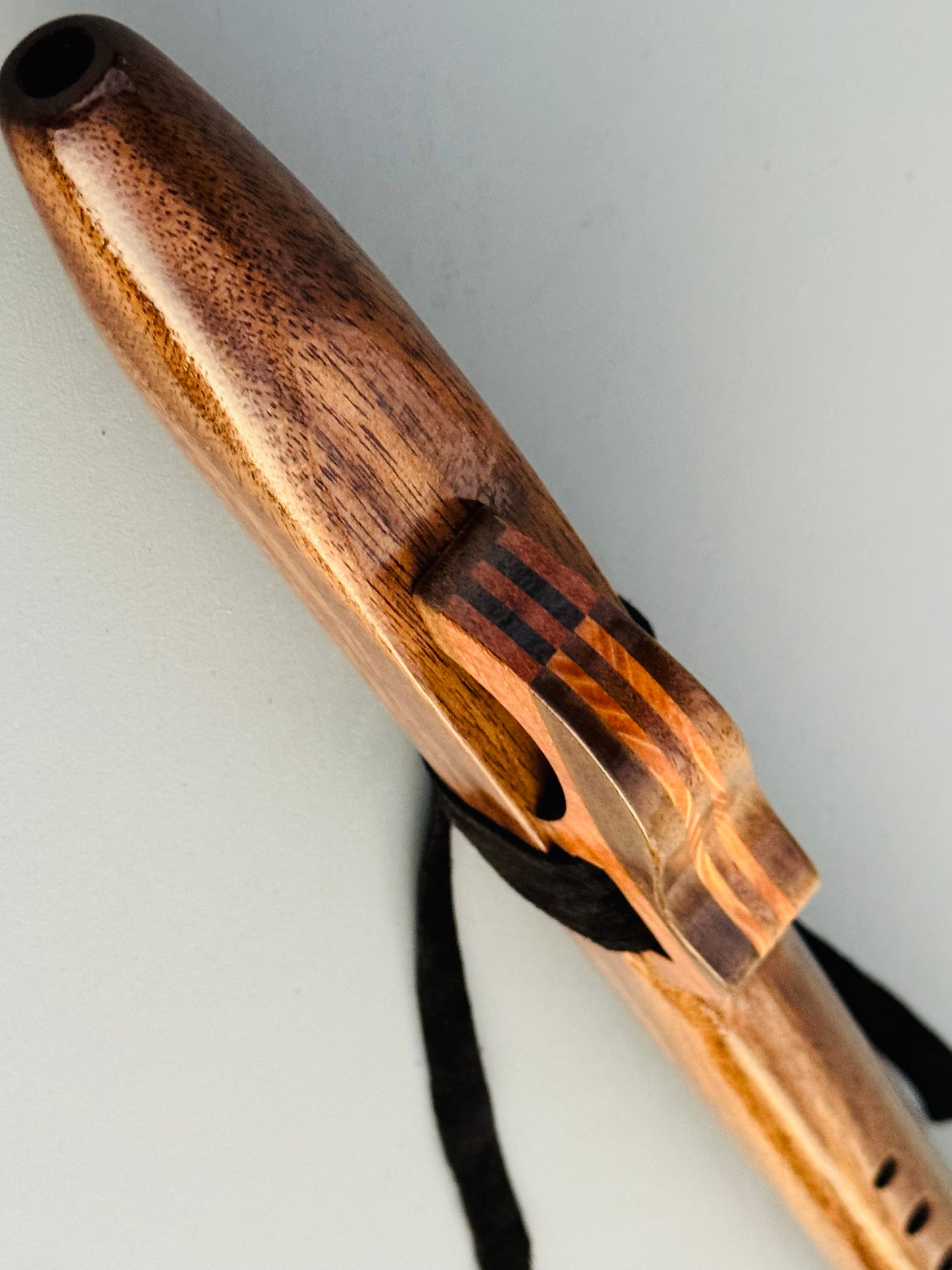 Native American style flute Walnut F# 440Hz