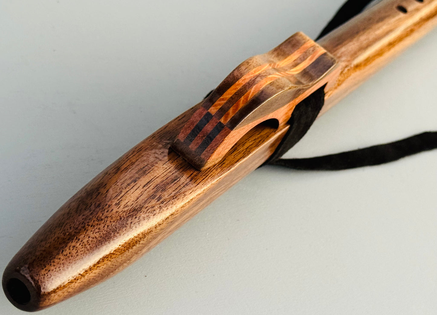 Native American style flute Walnut F# 440Hz