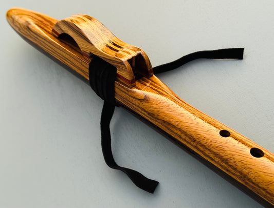 Native American style flute Zebrano&Wenge A 440Hz