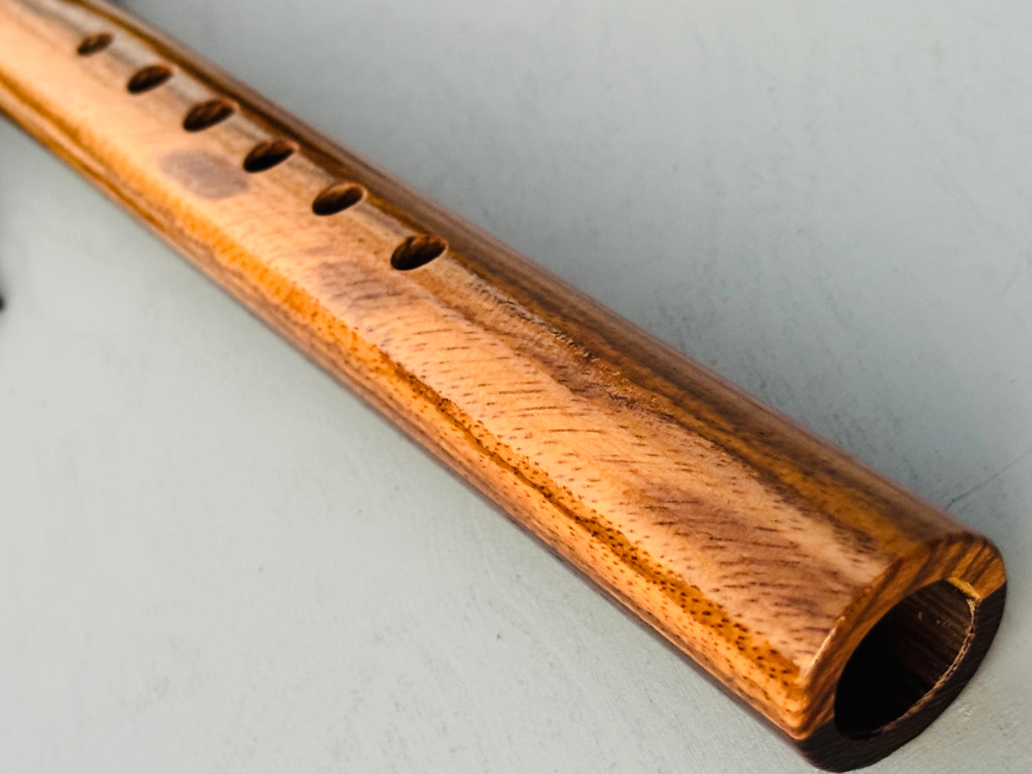 Native American style flute Zebrano&Wenge A 440Hz