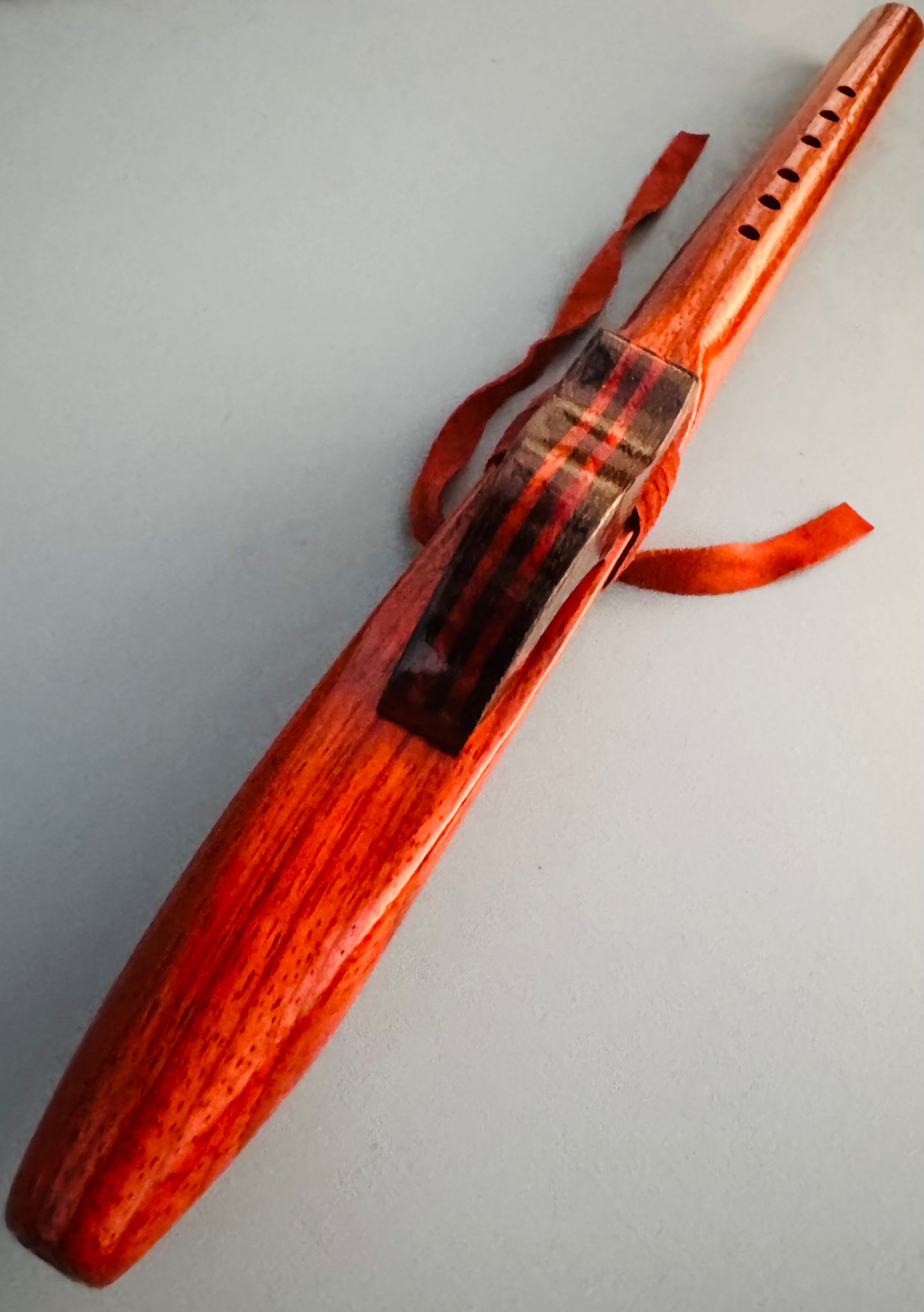 Native American style flutes Red padauk G 440Hz
