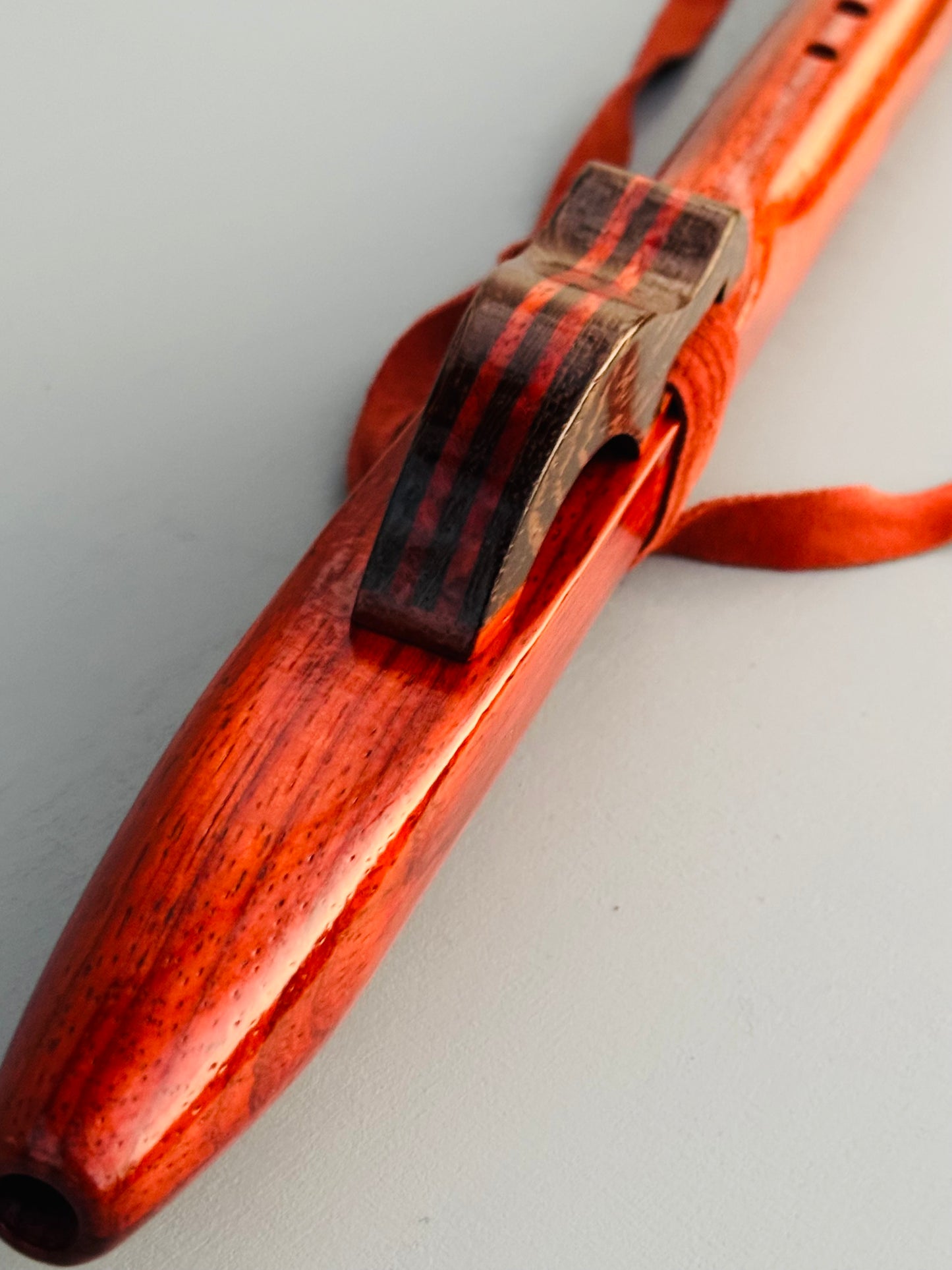 Native American style flutes Red padauk G 440Hz