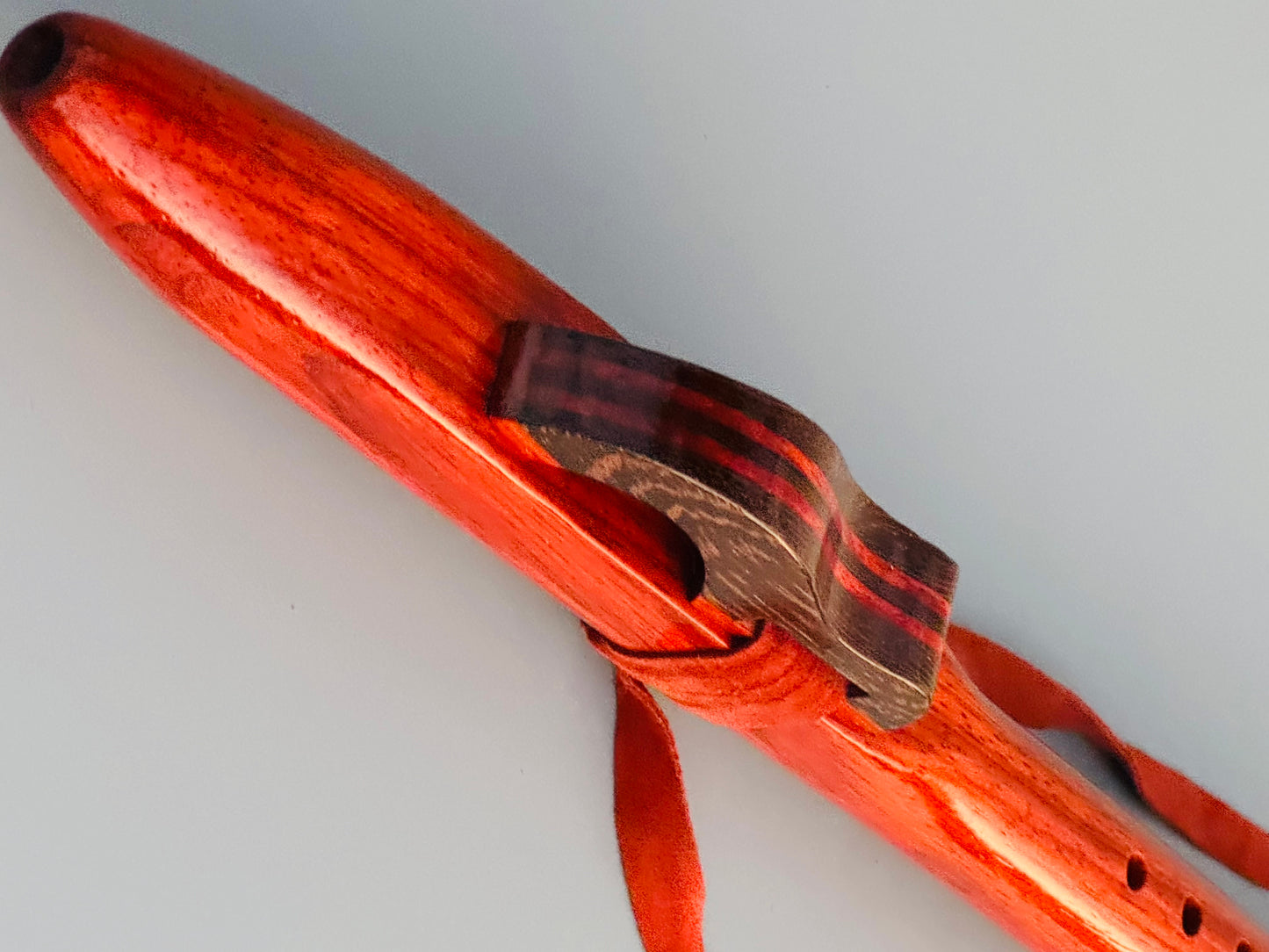 Native American style flutes Red padauk G 440Hz