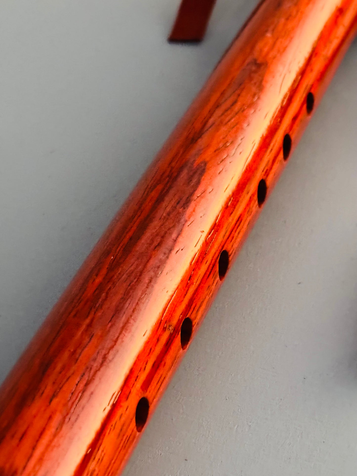 Native American style flutes Red padauk G 440Hz
