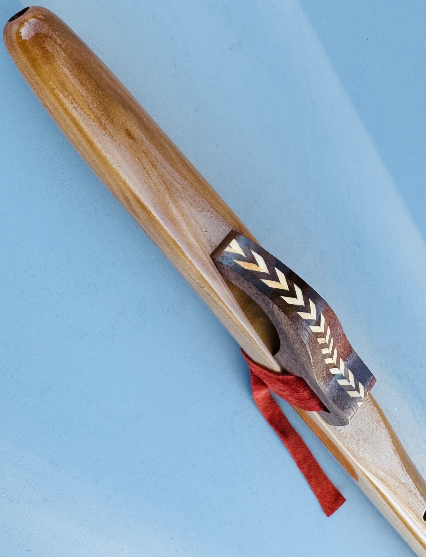 Native American flute wild pear F# 440Hz