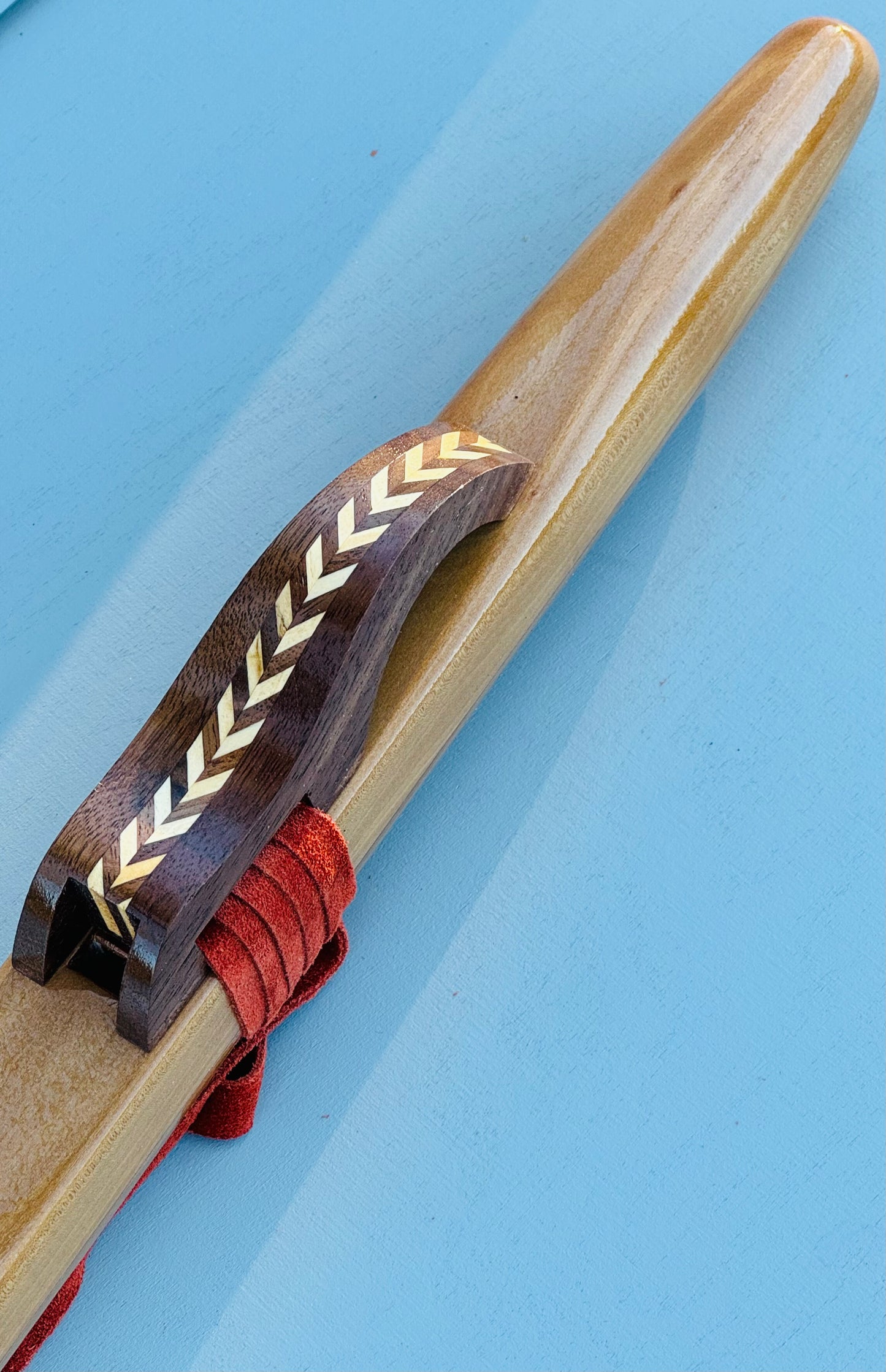 Native American flute wild pear F# 440Hz