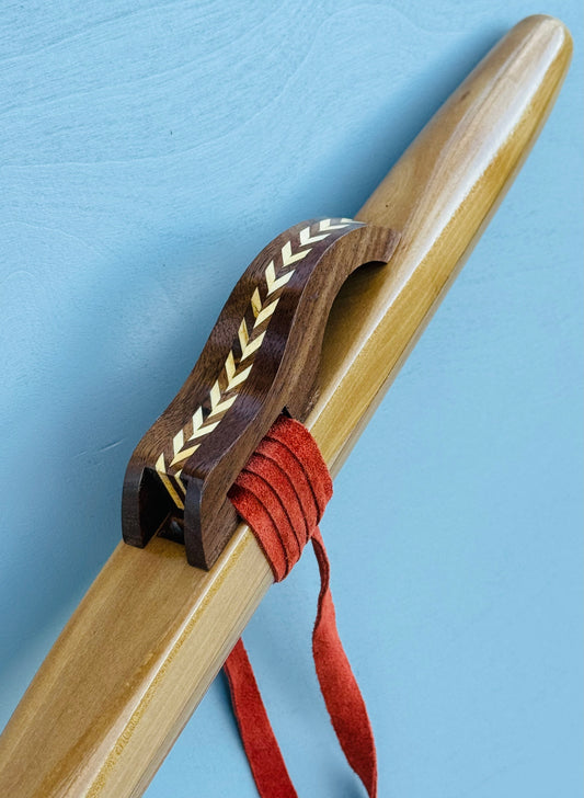 Native American flute wild pear F# 440Hz