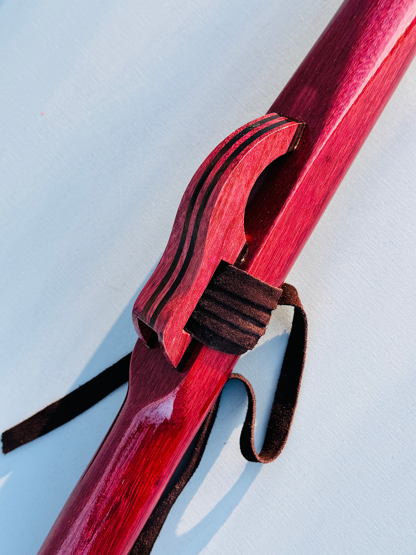 Native American flute Purple heart E 440Hz