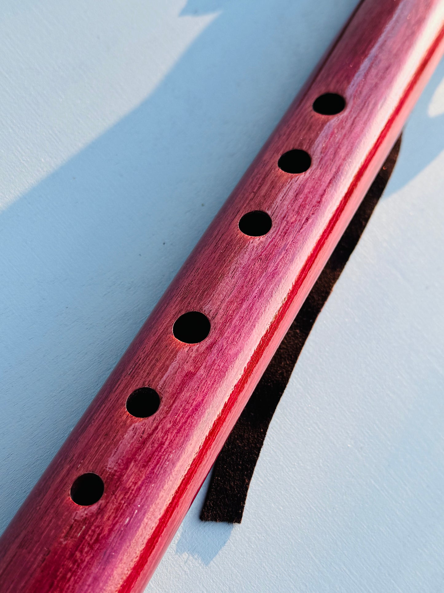 Native American flute Purple heart E 440Hz