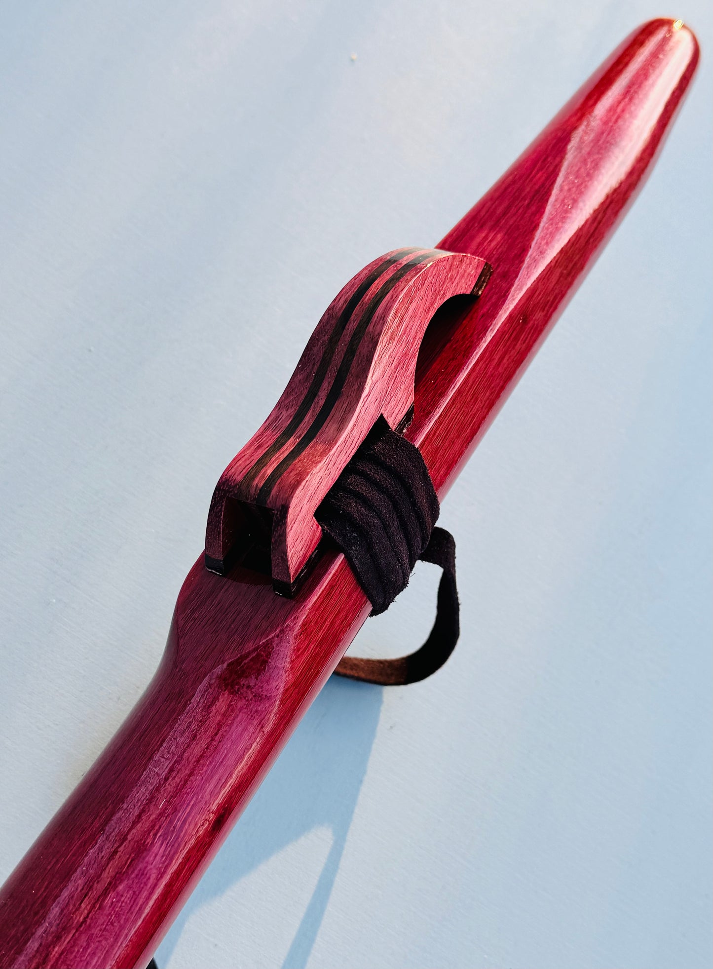 Native American flute Purple heart E 440Hz