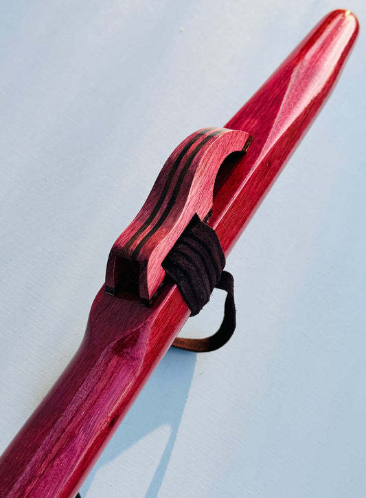 Native American flute Purple heart E 440Hz