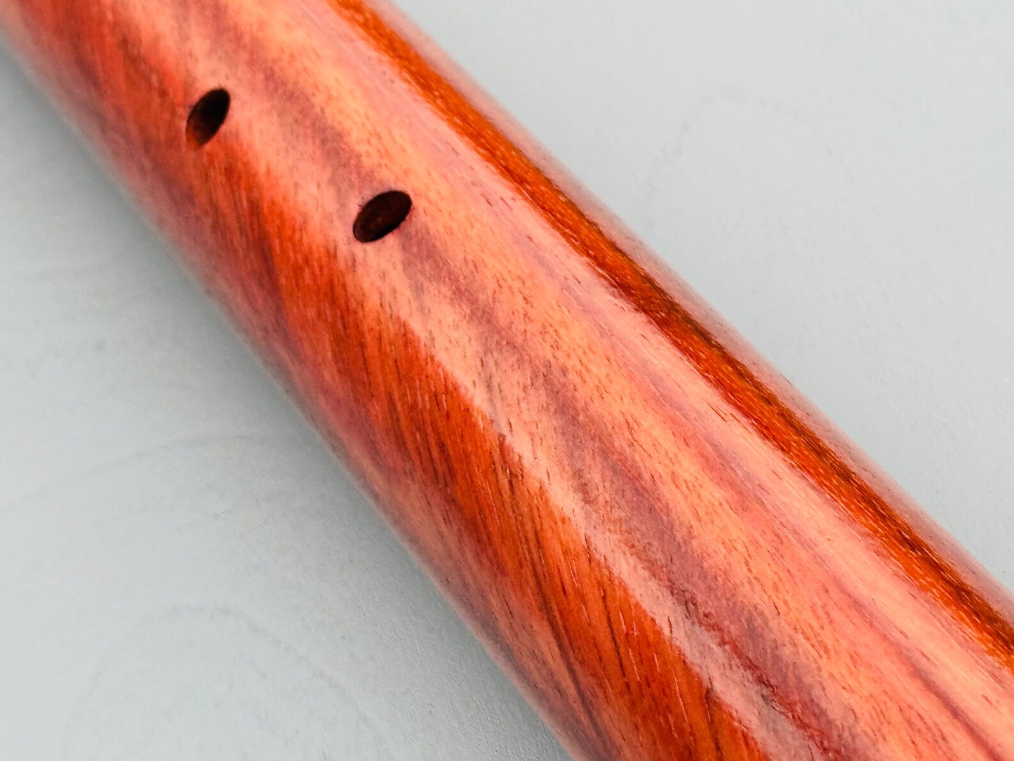 Native American bass flute Red padauk Low F# 440Hz for LEFT hand
