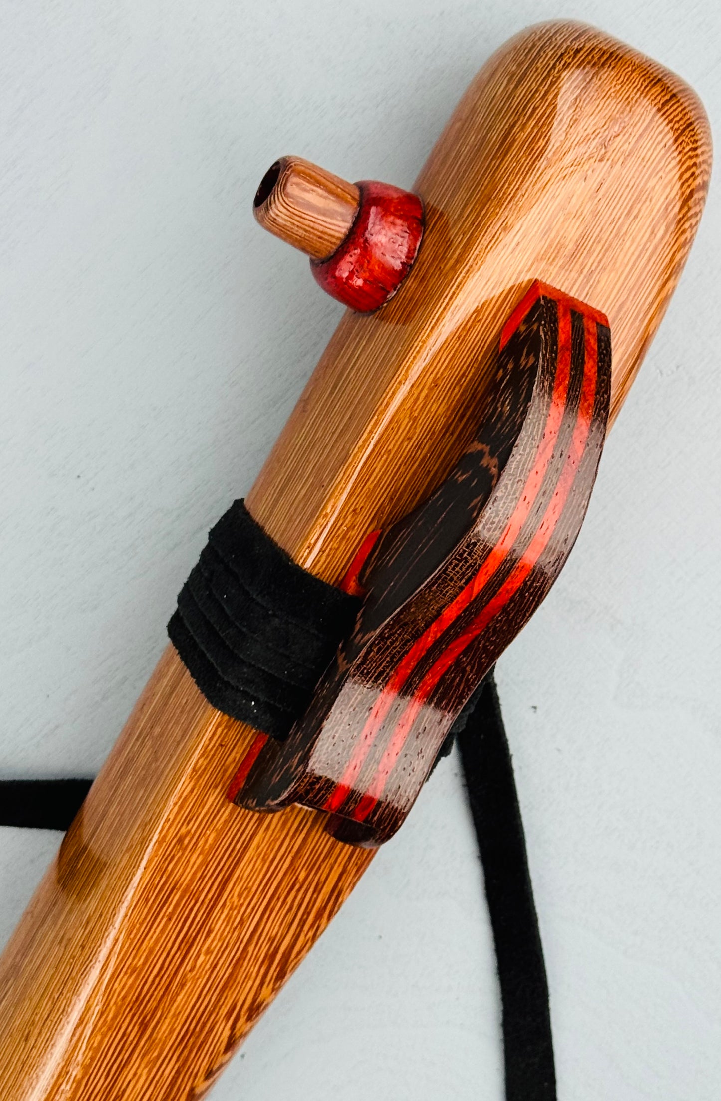 Native American bass flute Wenge Low F# 440Hz