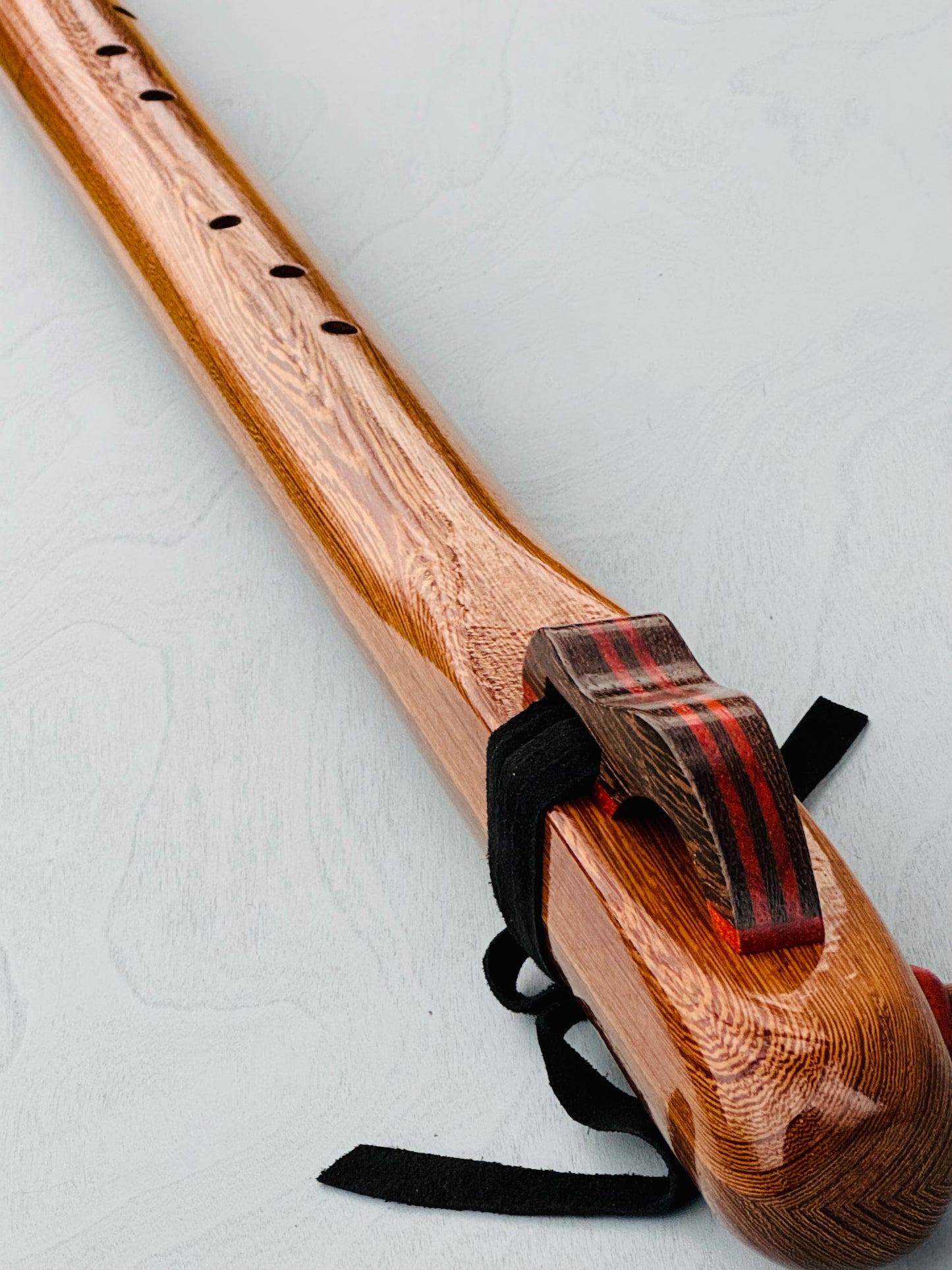 Native American bass flute Wenge Low F# 440Hz