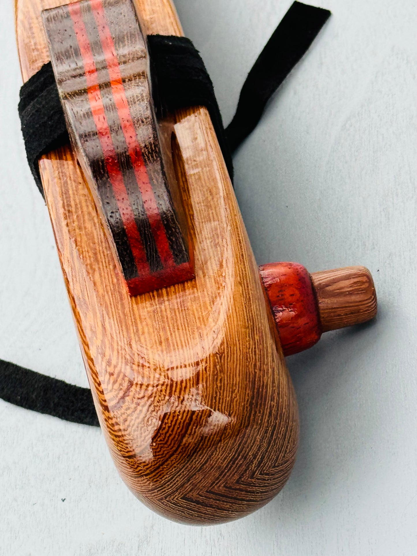 Native American bass flute Wenge Low F# 440Hz