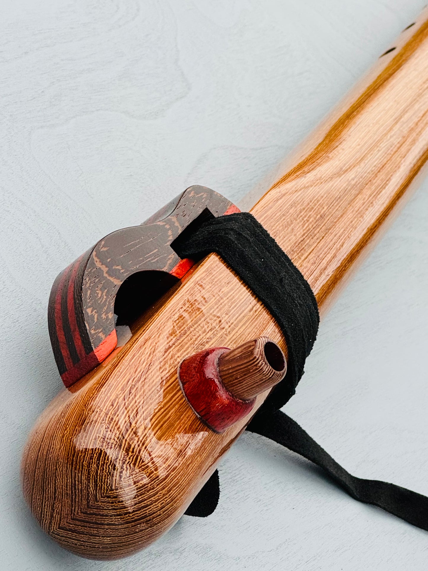 Native American bass flute Wenge Low F# 440Hz