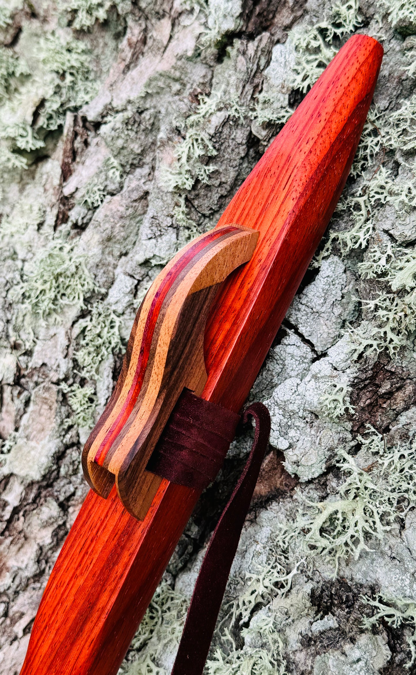 Native Americans flute Red padauk G 440Hz