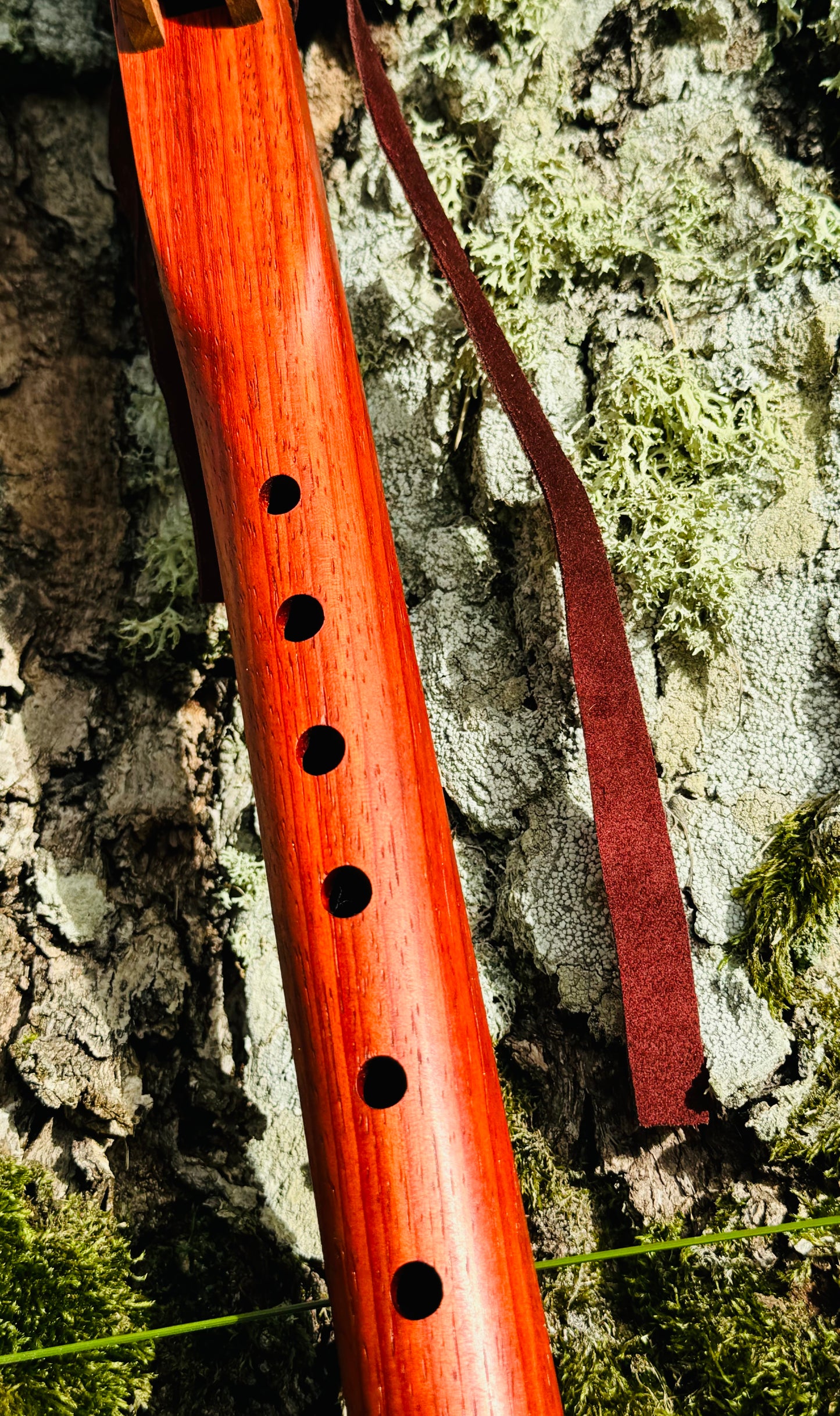 Native Americans flute Red padauk G 440Hz