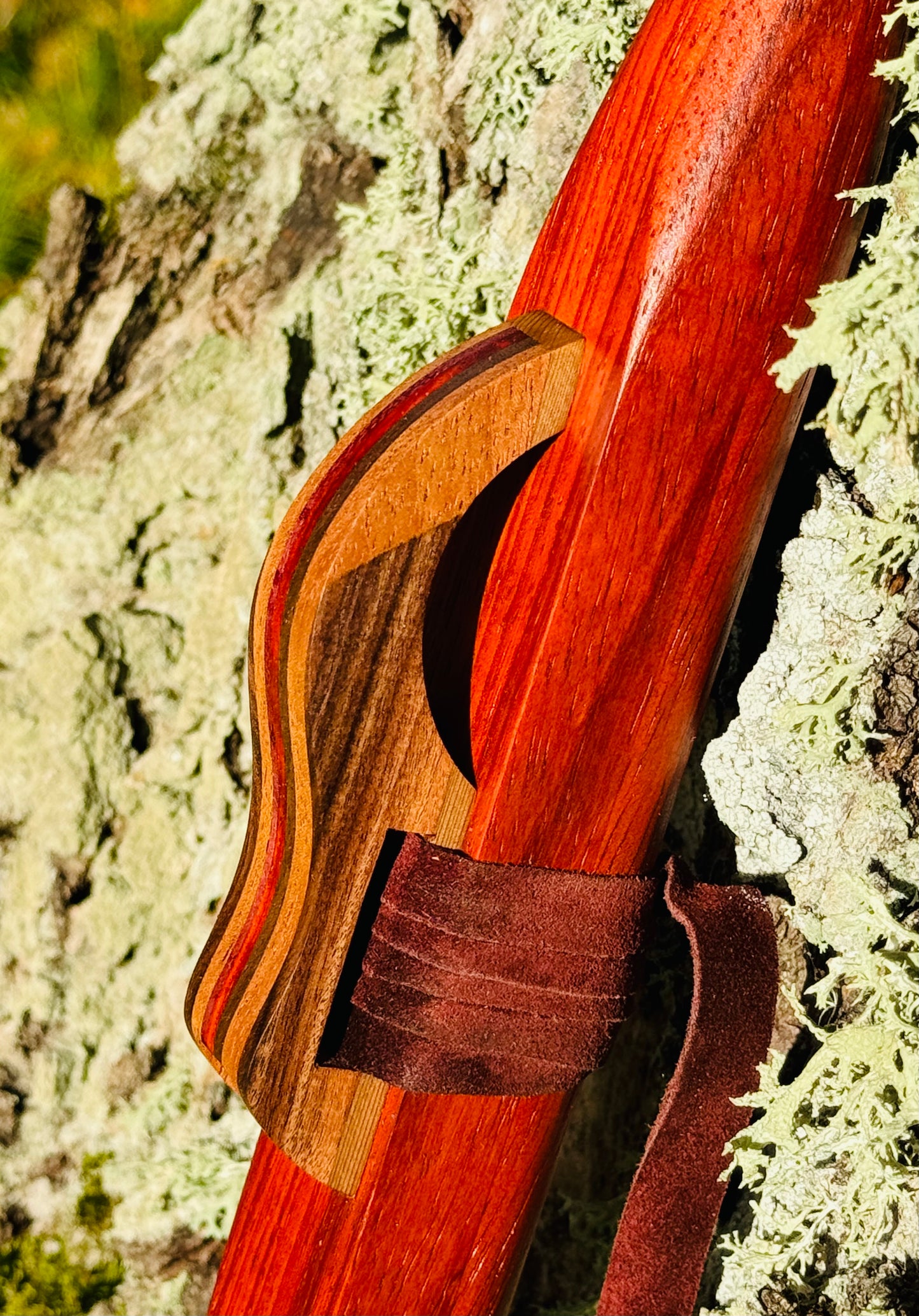 Native Americans flute Red padauk G 440Hz