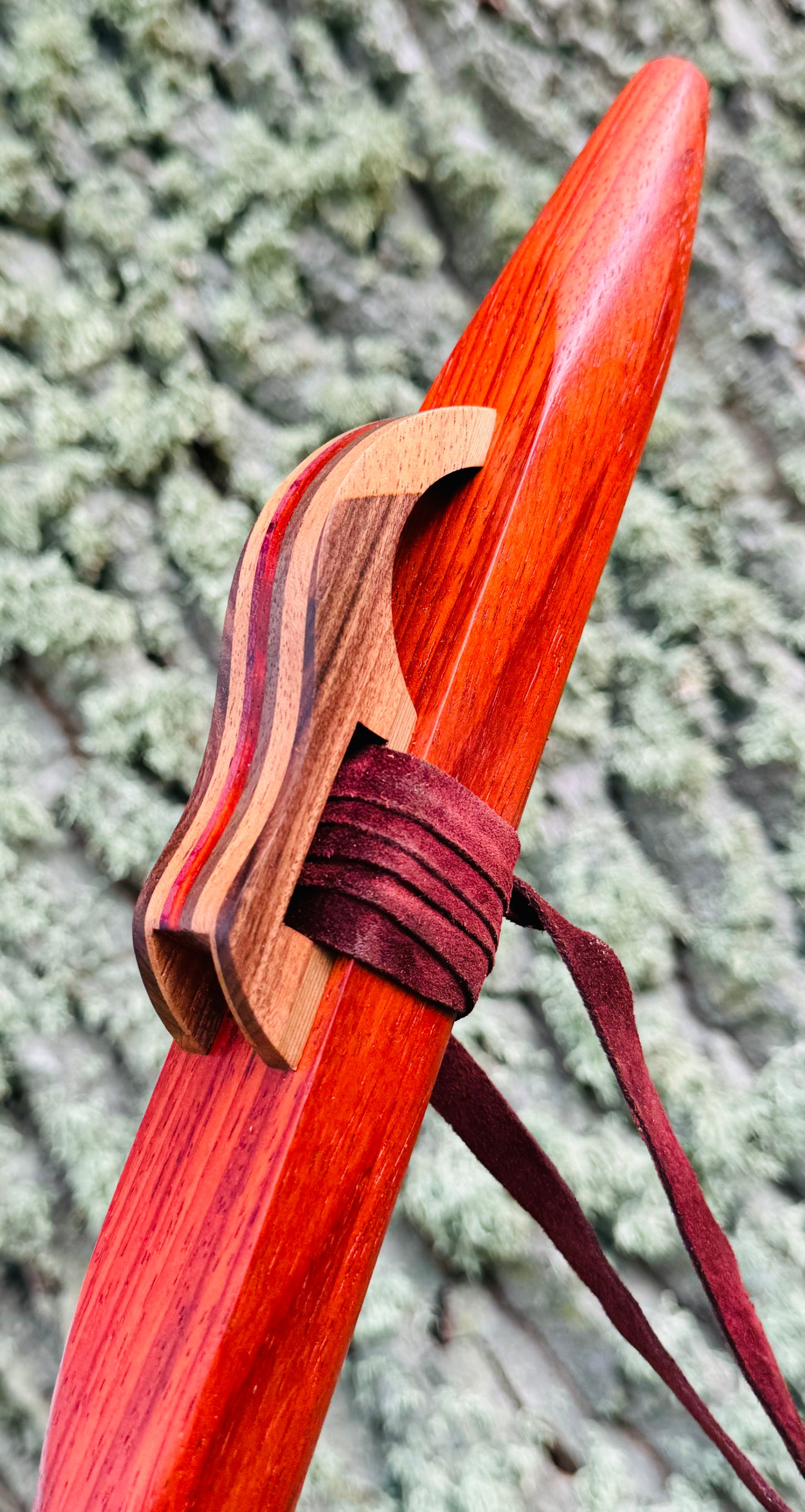 Native Americans flute Red padauk G 440Hz