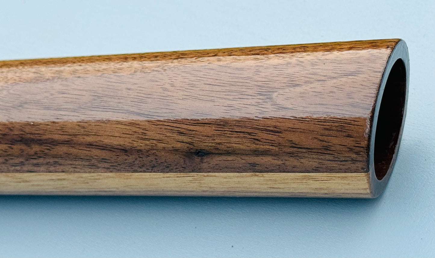 Native American bass flute Walnut A 432Hz for LEFT hand