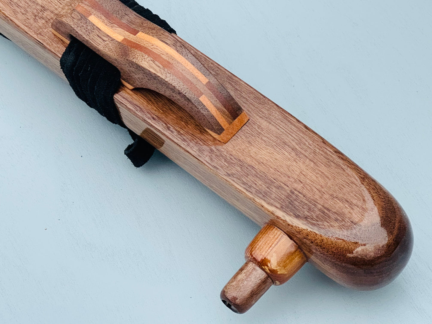 Native American bass flute Walnut A 432Hz for LEFT hand