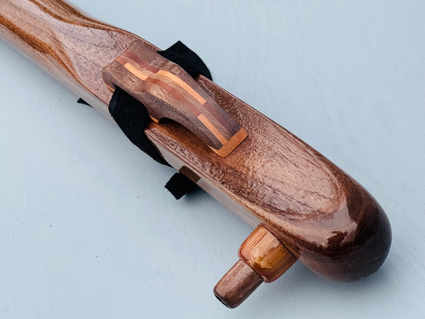 Native American bass flute Walnut A 432Hz for LEFT hand