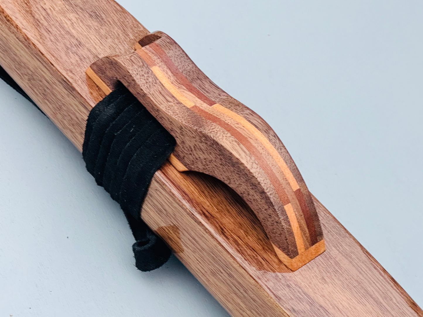 Native American bass flute Walnut A 432Hz for LEFT hand