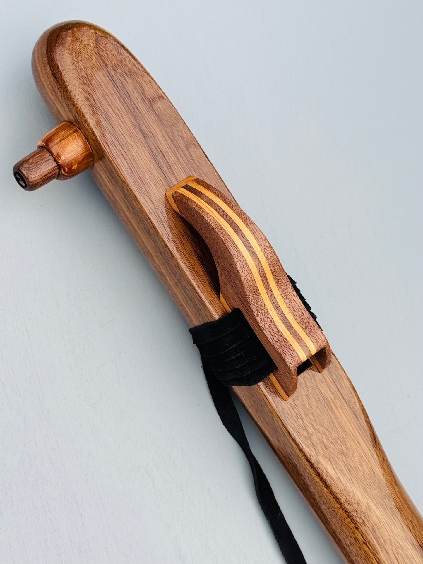 Native American bass flute Walnut A 440Hz