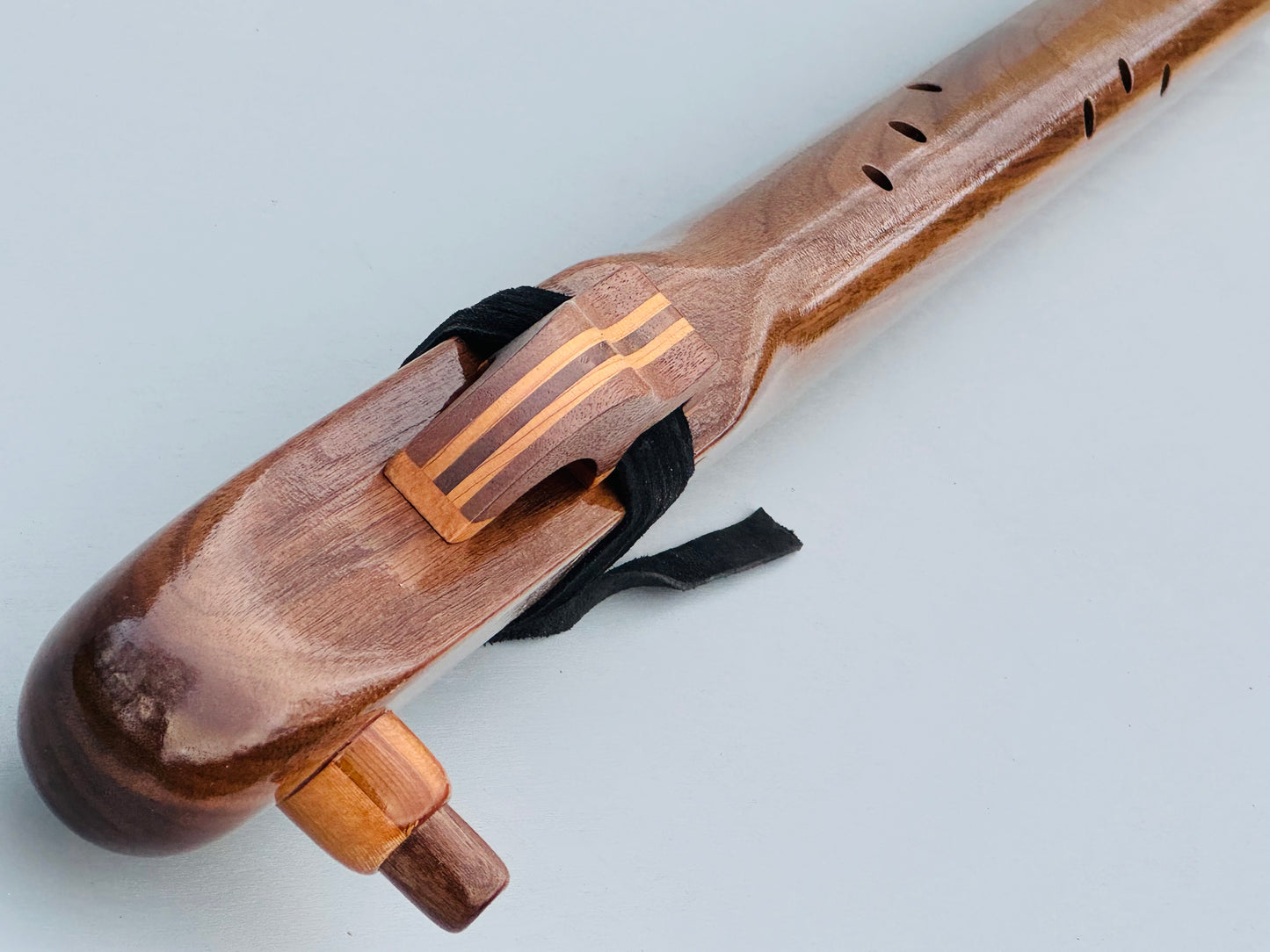 Native American bass flute Walnut A 440Hz