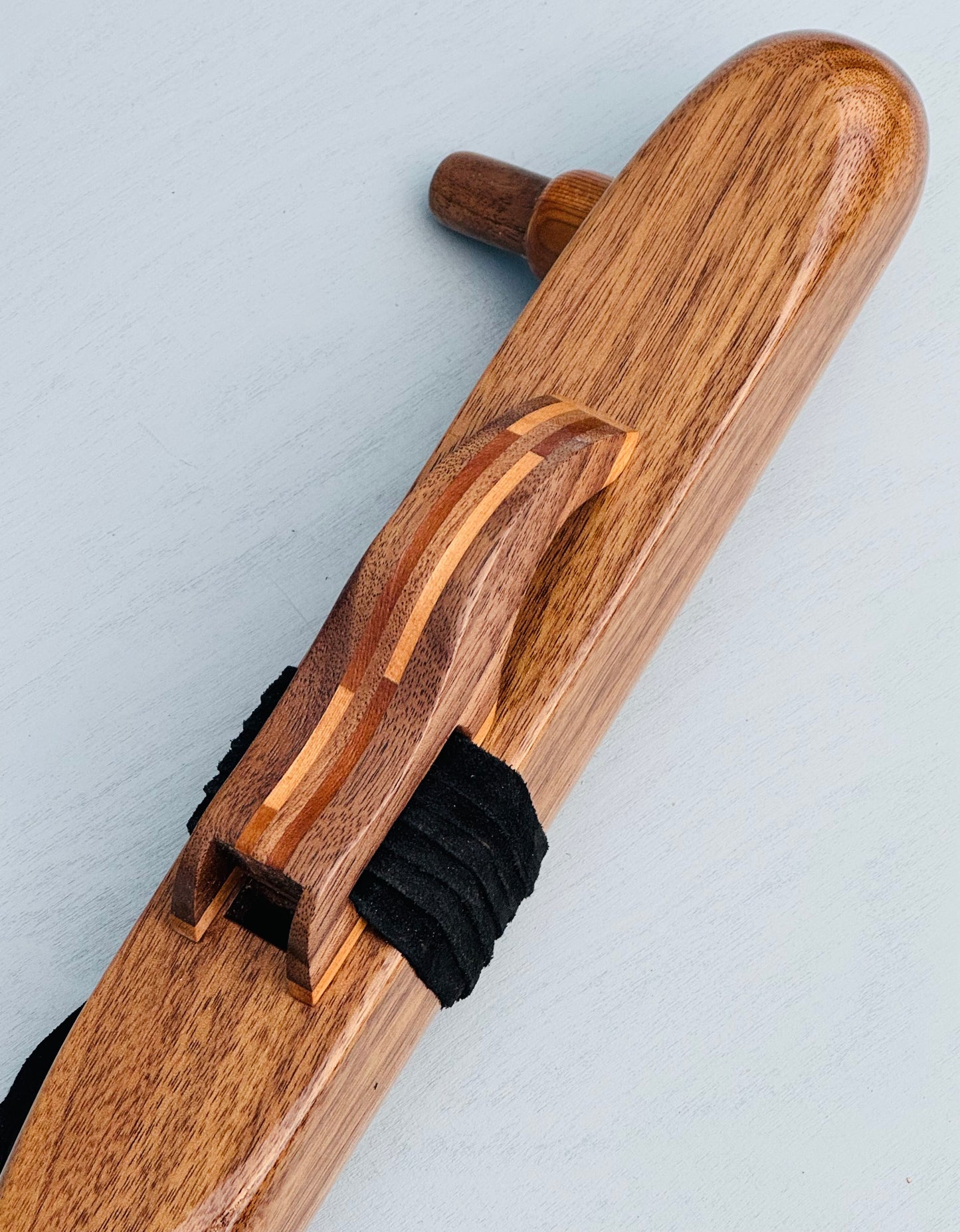 Native American style bass flute Walnut A 440Hz