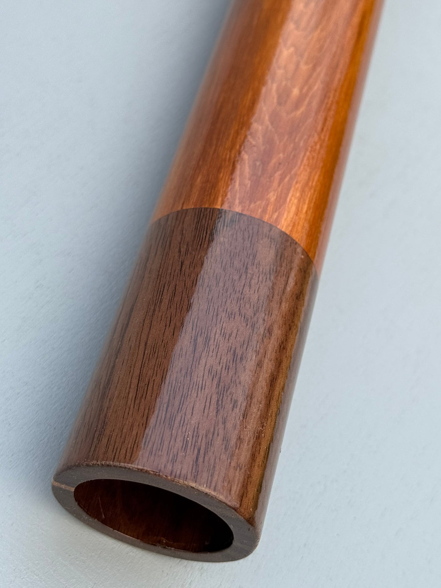 Native American bass flute Cedar& Walnut A 440Hz